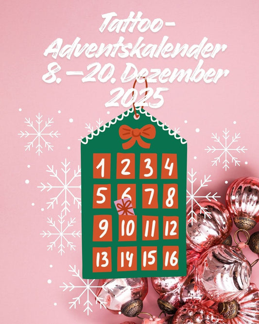 Tattoo-Adventskalender 8.–20. Dezember 2025