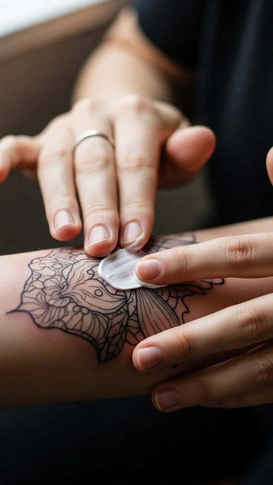 Tattoo Artist bei der Tattoo Pflege Beratung in Berlin Spandau