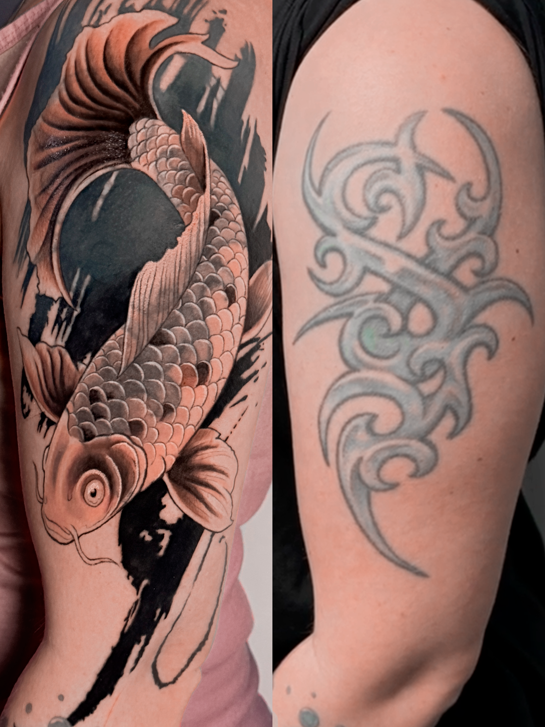 Cover-up Tattoo Berlin – altes Tattoo überstechen lassen in Atmo Studio Berlin