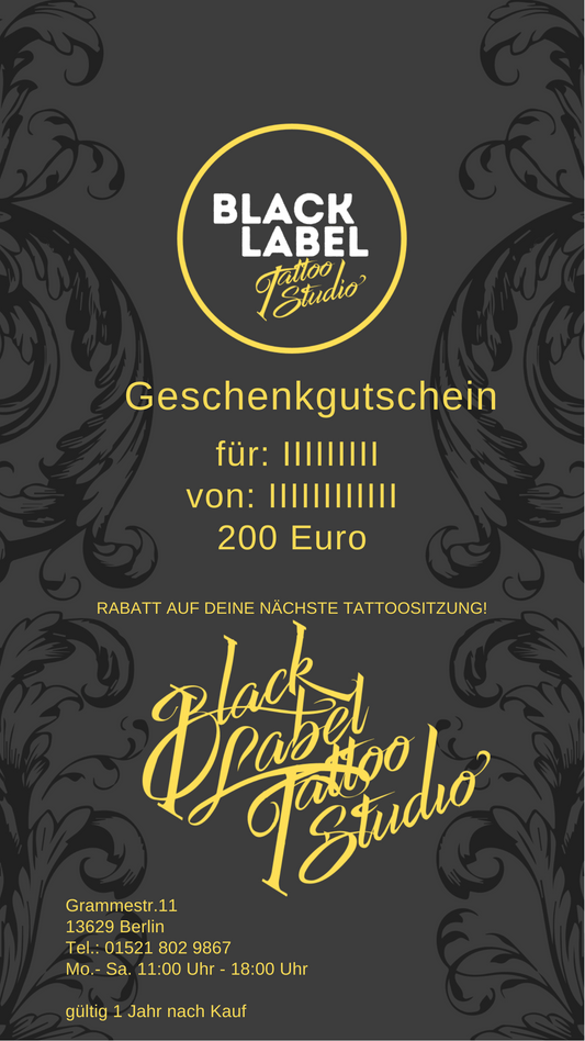 Geschenkgutschein (200)