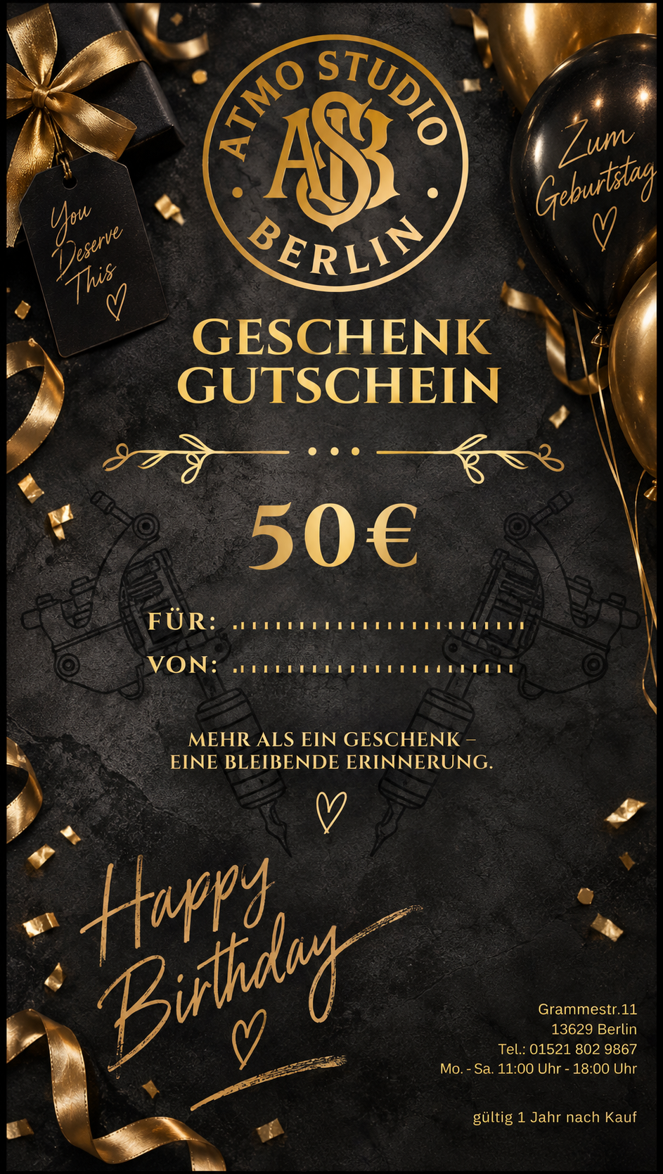 Geschenkidee Geburtstag 50