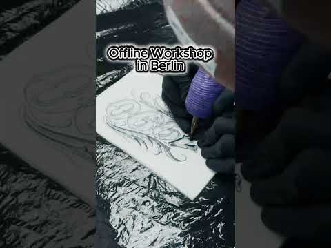 tattoo kurs berlin lettering linien training