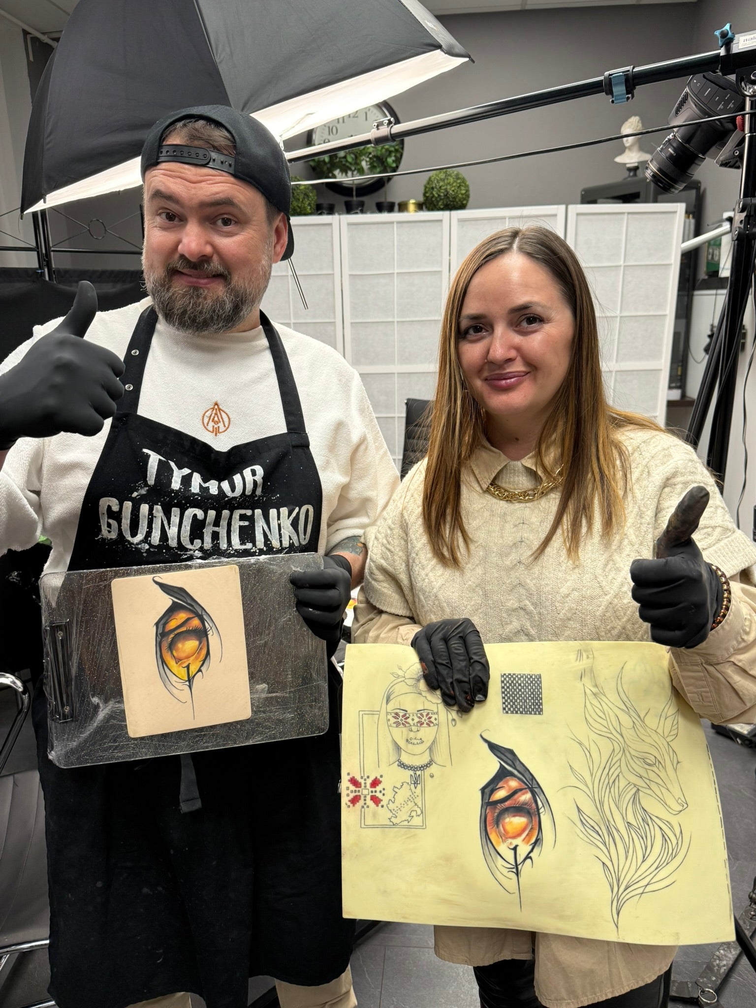 tattoo kurs berlin farbmischung übung
